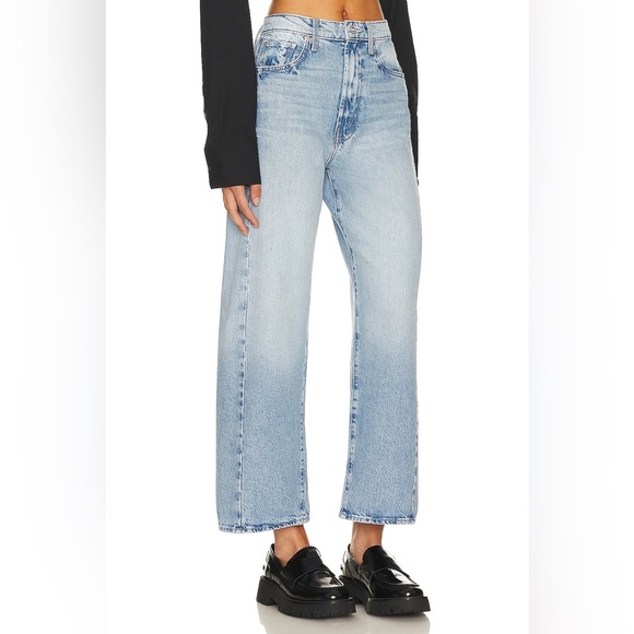 MOTHER The Half Pipe High-Rise Straight-Leg Ankle Jeans, size 28 - Picture 5 of 14